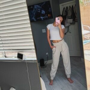 Amazon Womens High Waisted Baggy Sweatpants 2023 Fall Jogger Pants Y2k Trendy